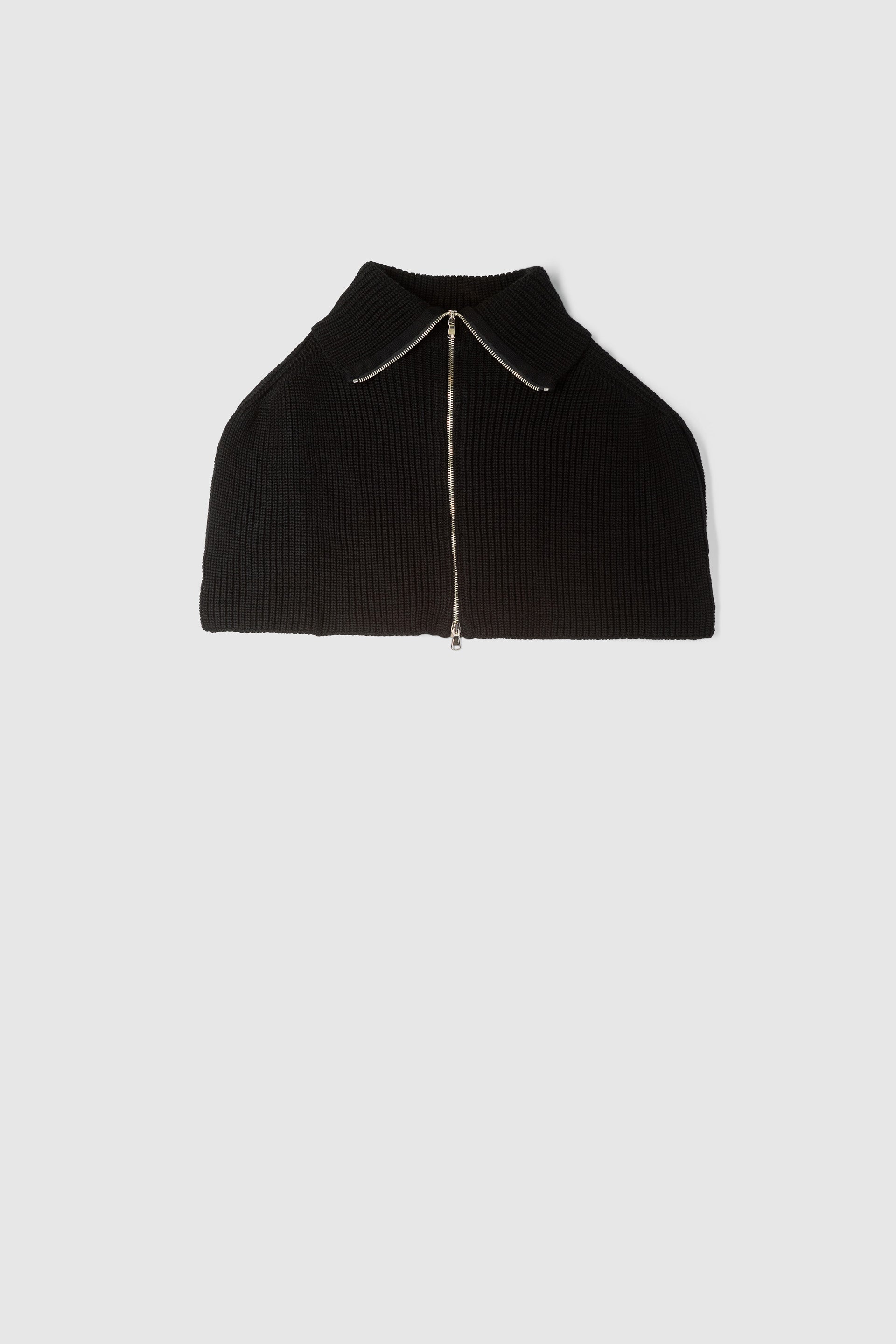 FANNY TURTLE KNIT black · merino wool · Size OneSize