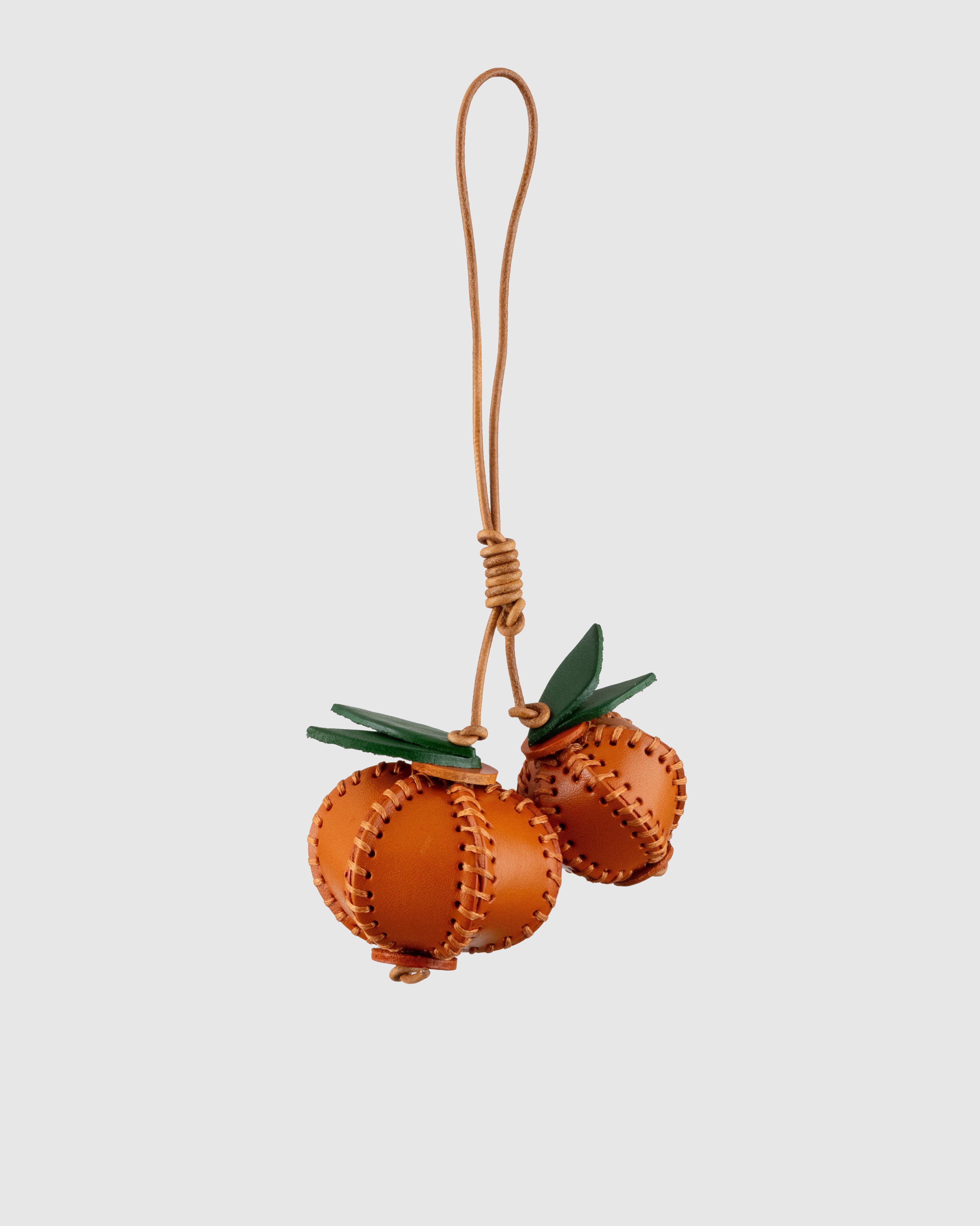 BAG CHARM PUMPKIN brown