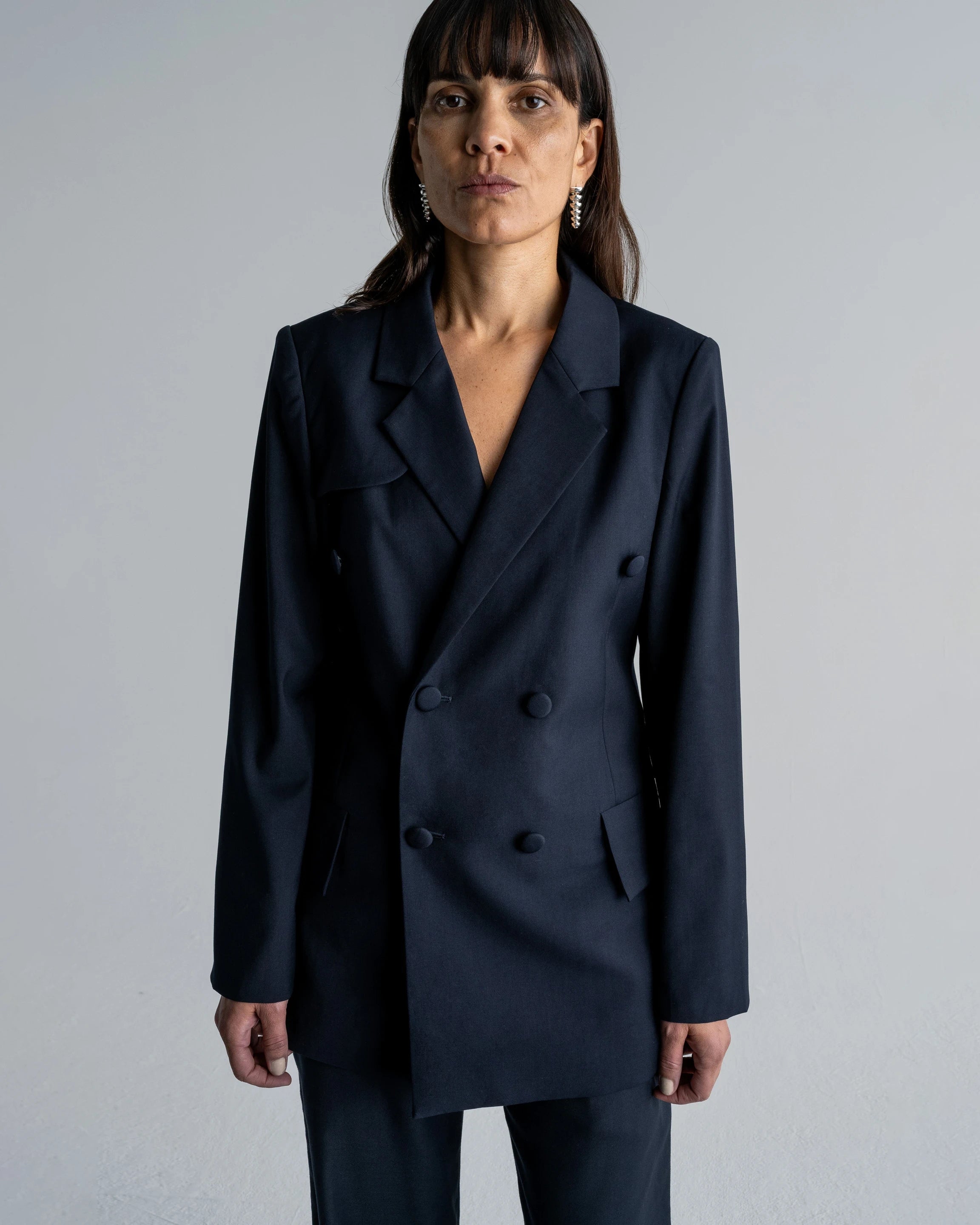 DOUBLE BREASTED BLAZER