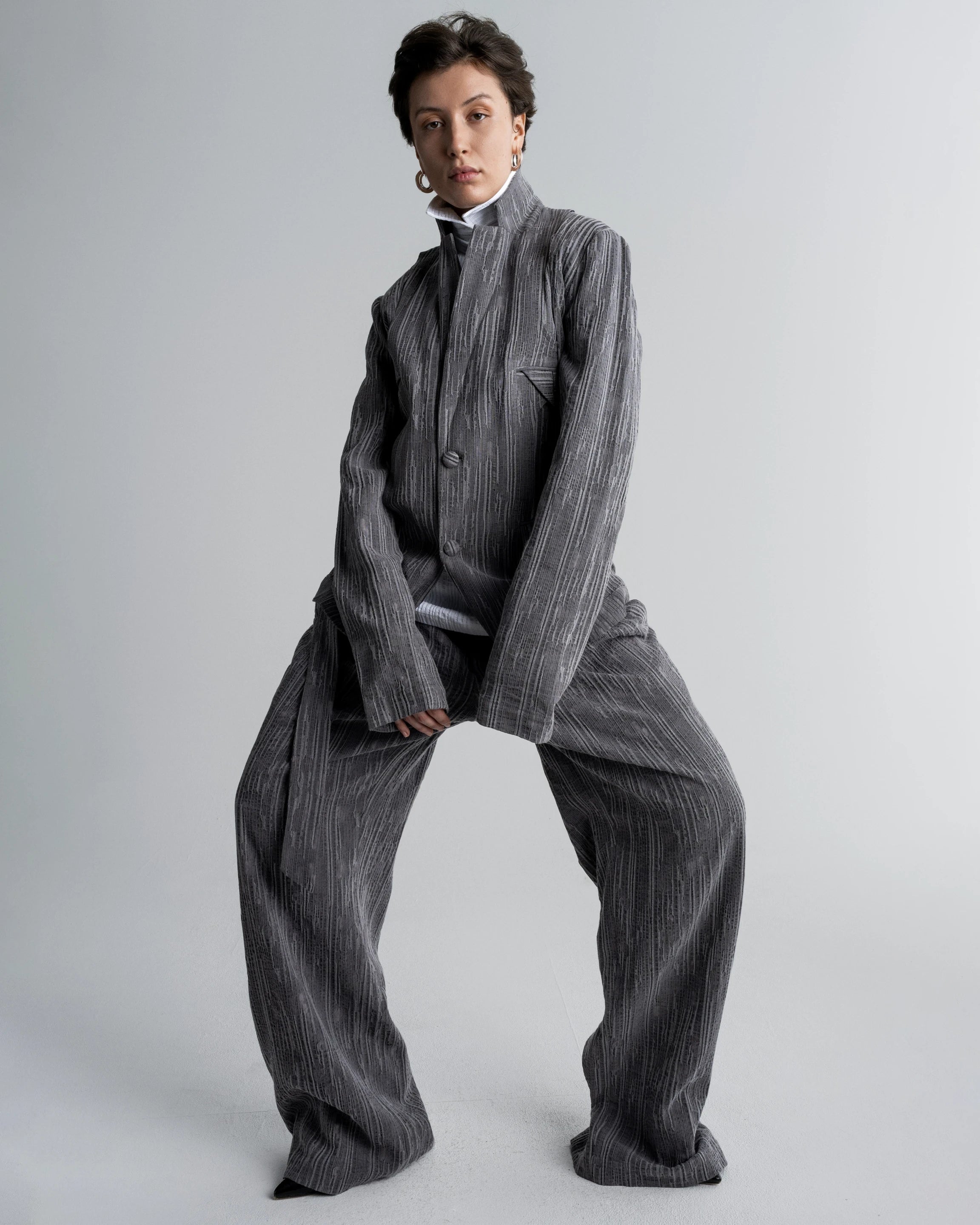 BAGGY FLARE PANTS