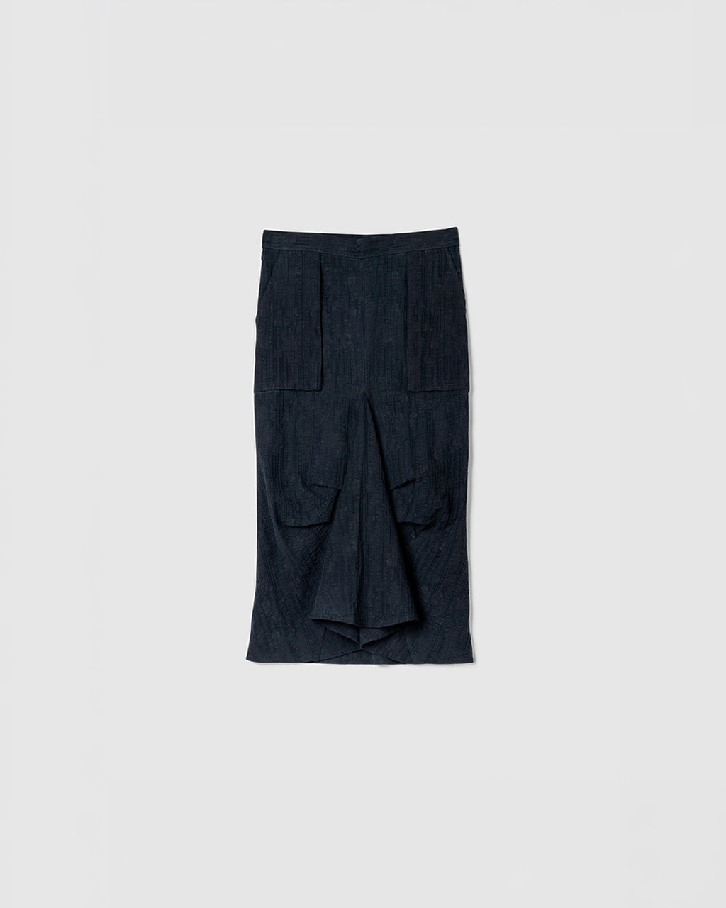 DRAPED MIDI SKIRT