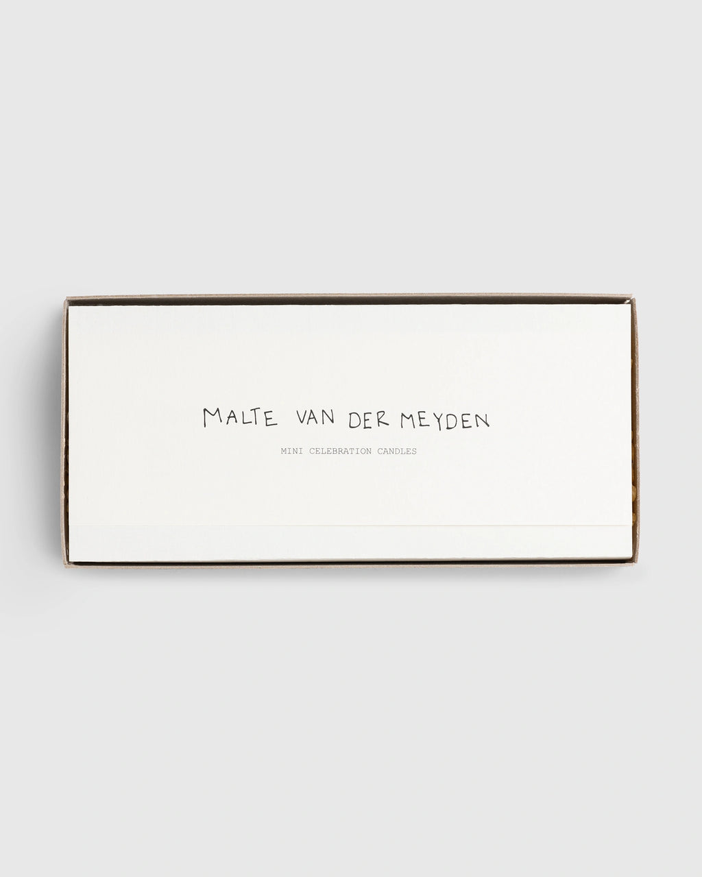 BIRTHDAY CELEBRATION CANDLES BY MALTE VAN DER MEYDEN