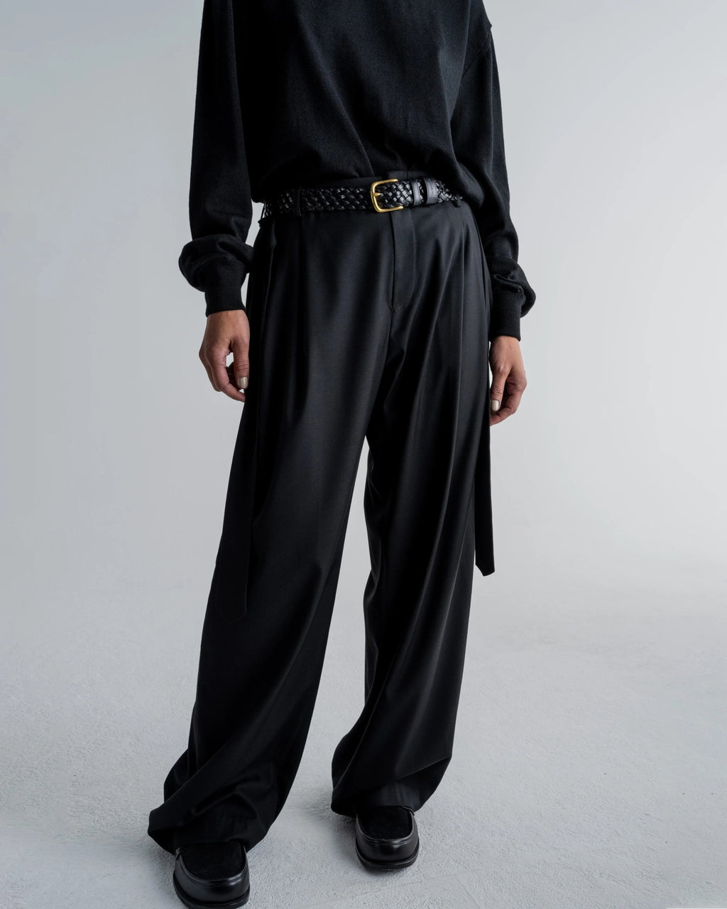 BAGGY FLARE PANTS - WILLIAM FAN