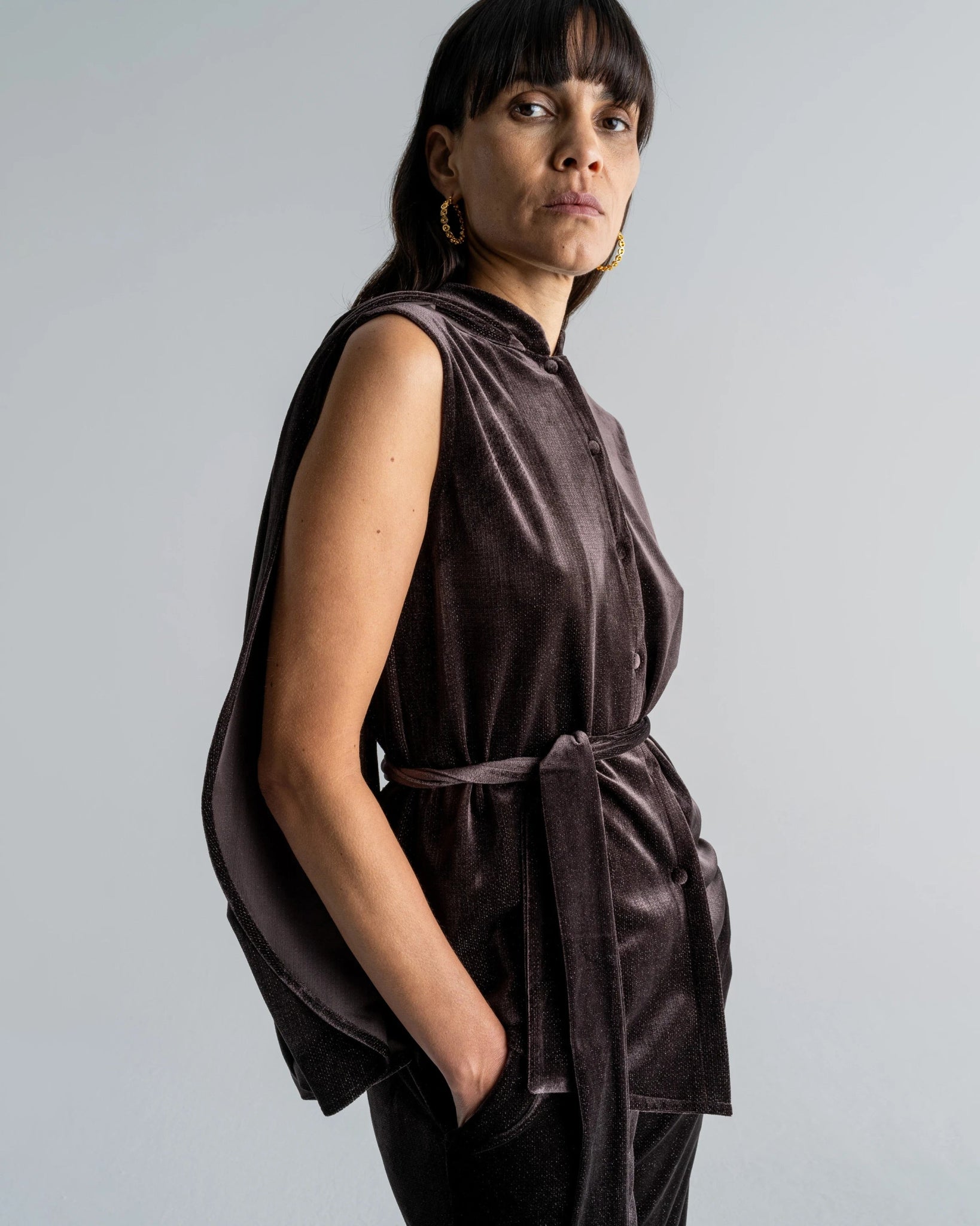 CAPE SHIRT - WILLIAM FAN