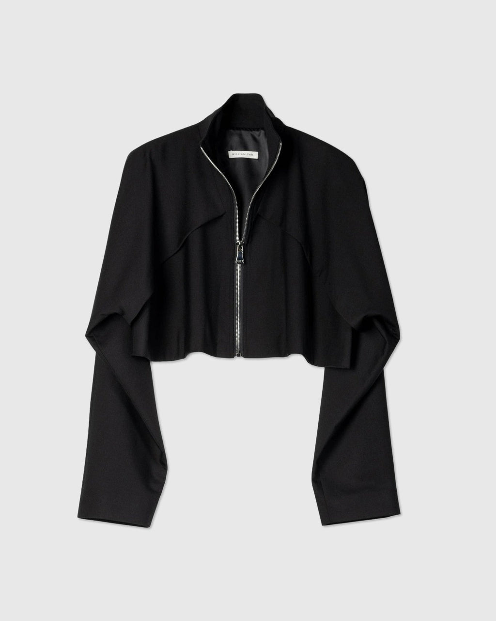 CROPPED CAPE JACKET - WILLIAM FAN
