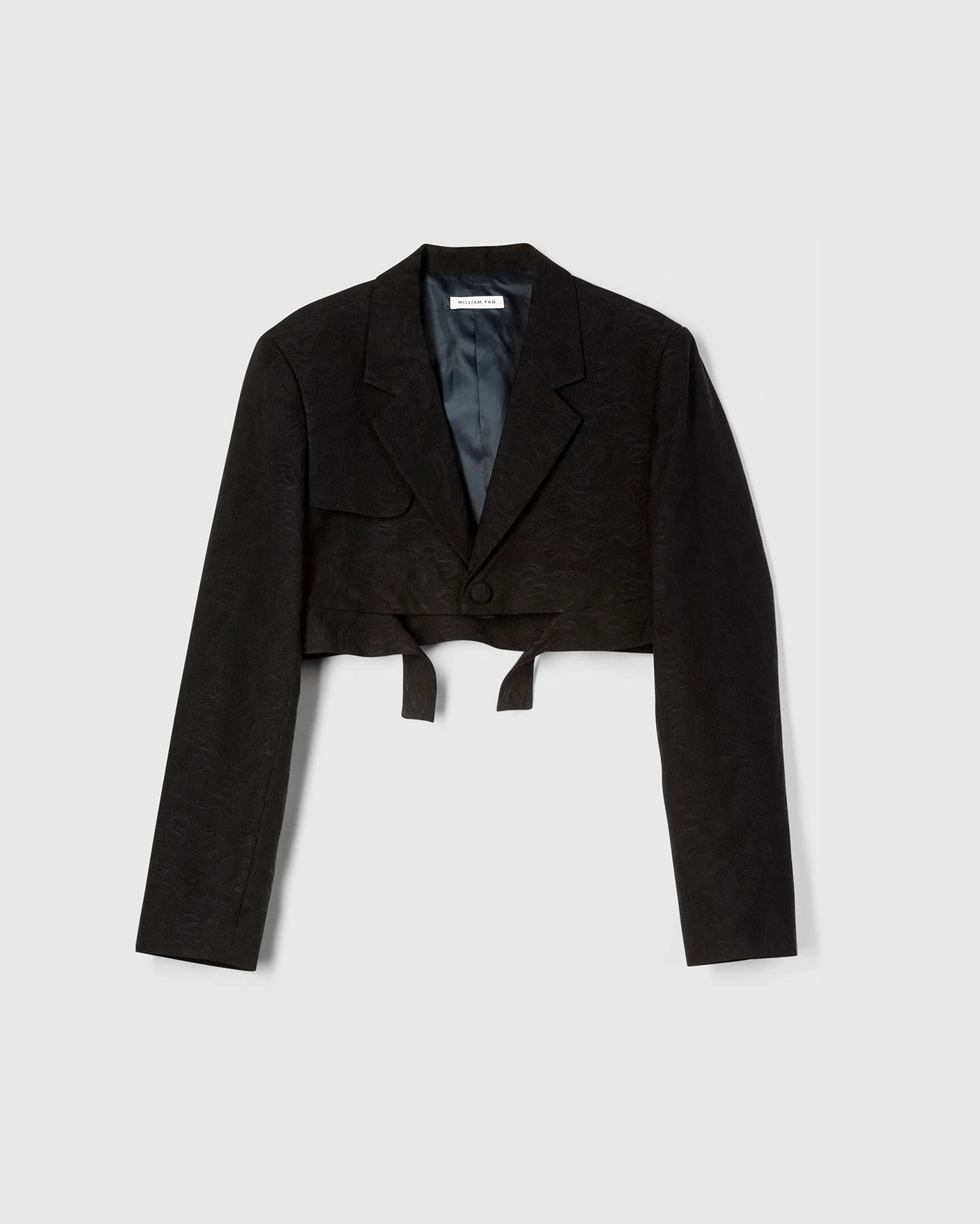 CROPPED JORDAN BLAZER - WILLIAM FAN
