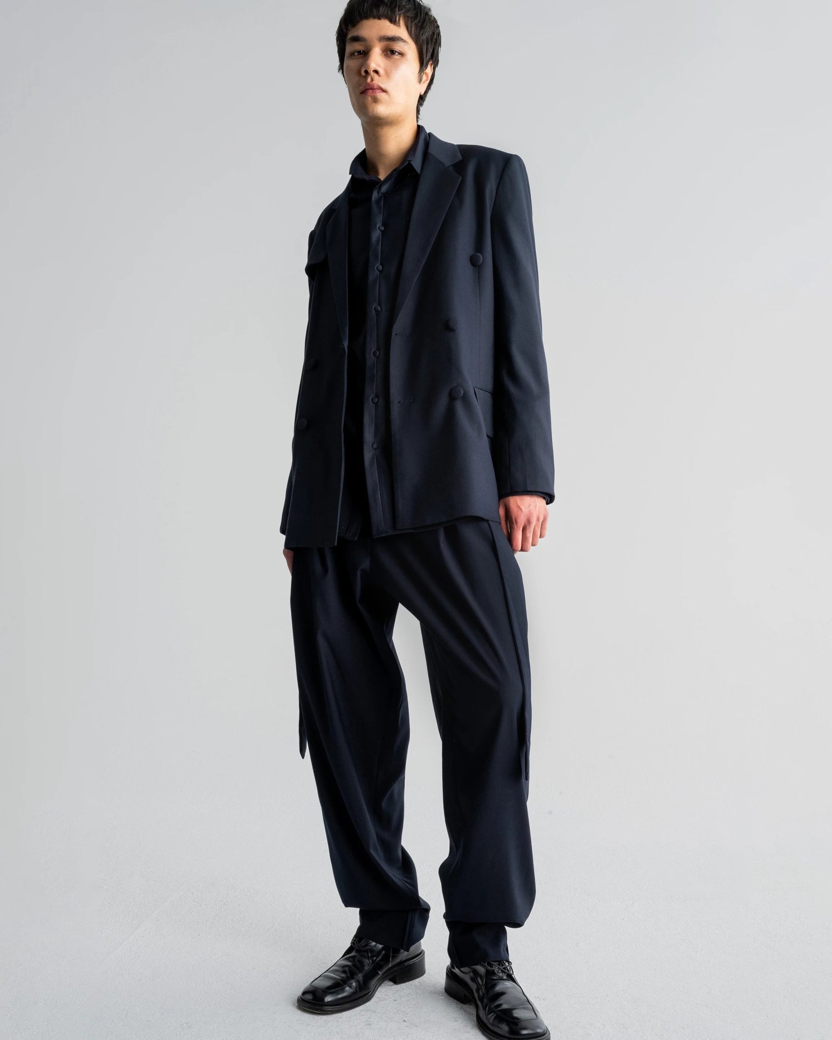DOUBLE BREASTED BLAZER - WILLIAM FAN