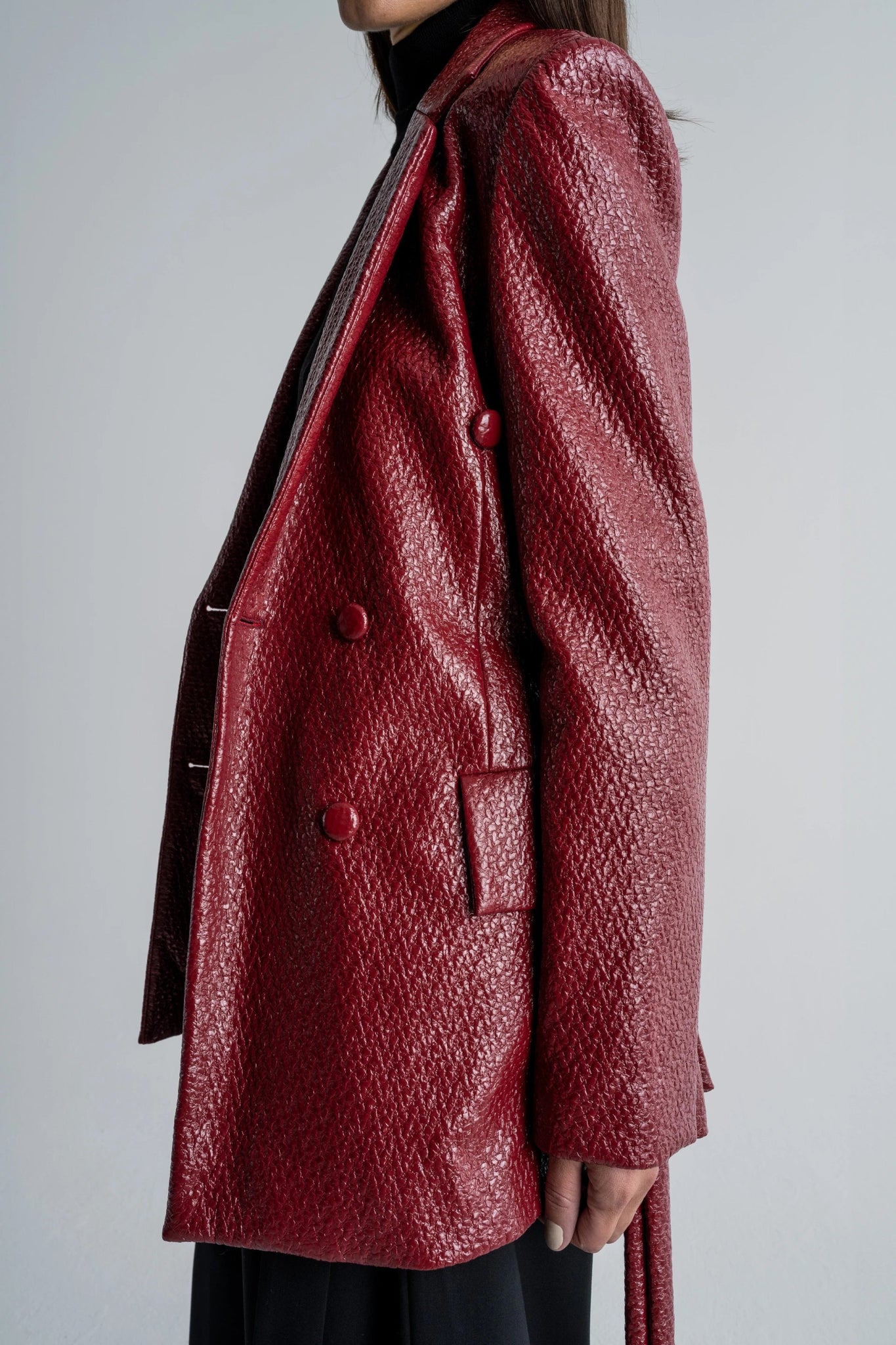 DOUBLE BREASTED BLAZER - WILLIAM FAN