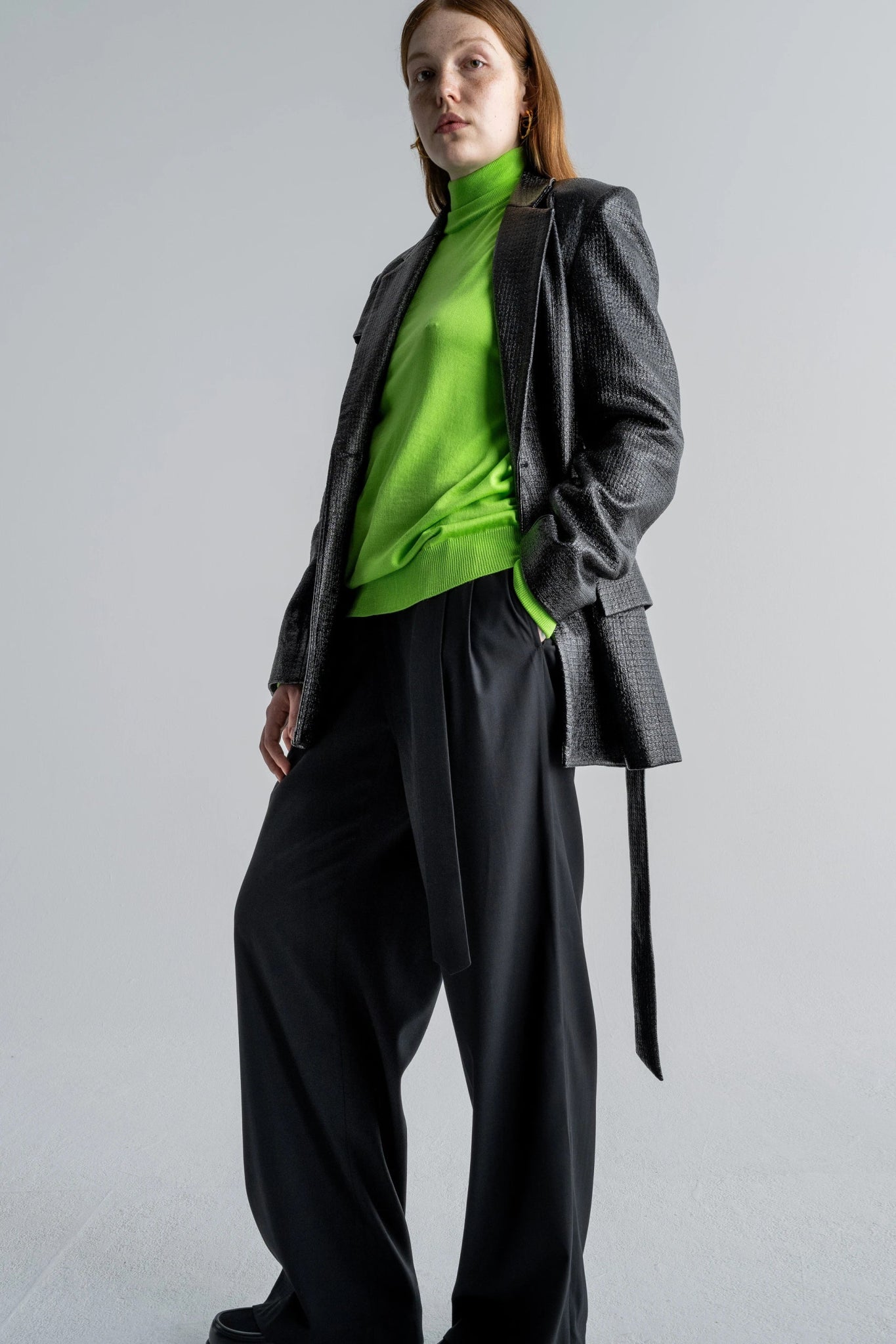 DOUBLE BREASTED BLAZER - WILLIAM FAN
