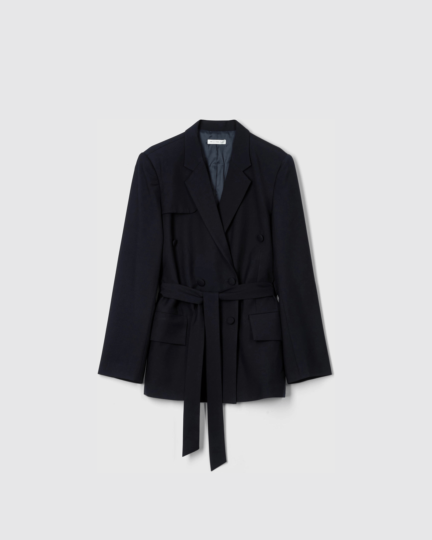 DOUBLE BREASTED BLAZER - WILLIAM FAN