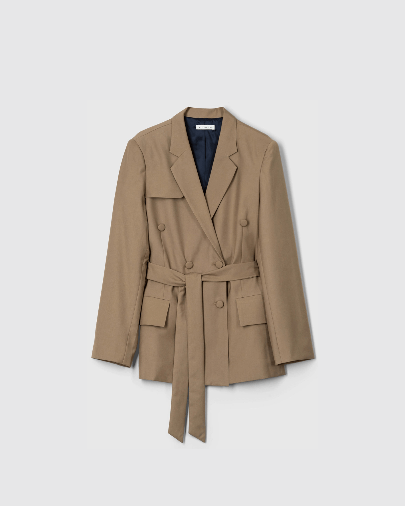 DOUBLE BREASTED BLAZER - WILLIAM FAN