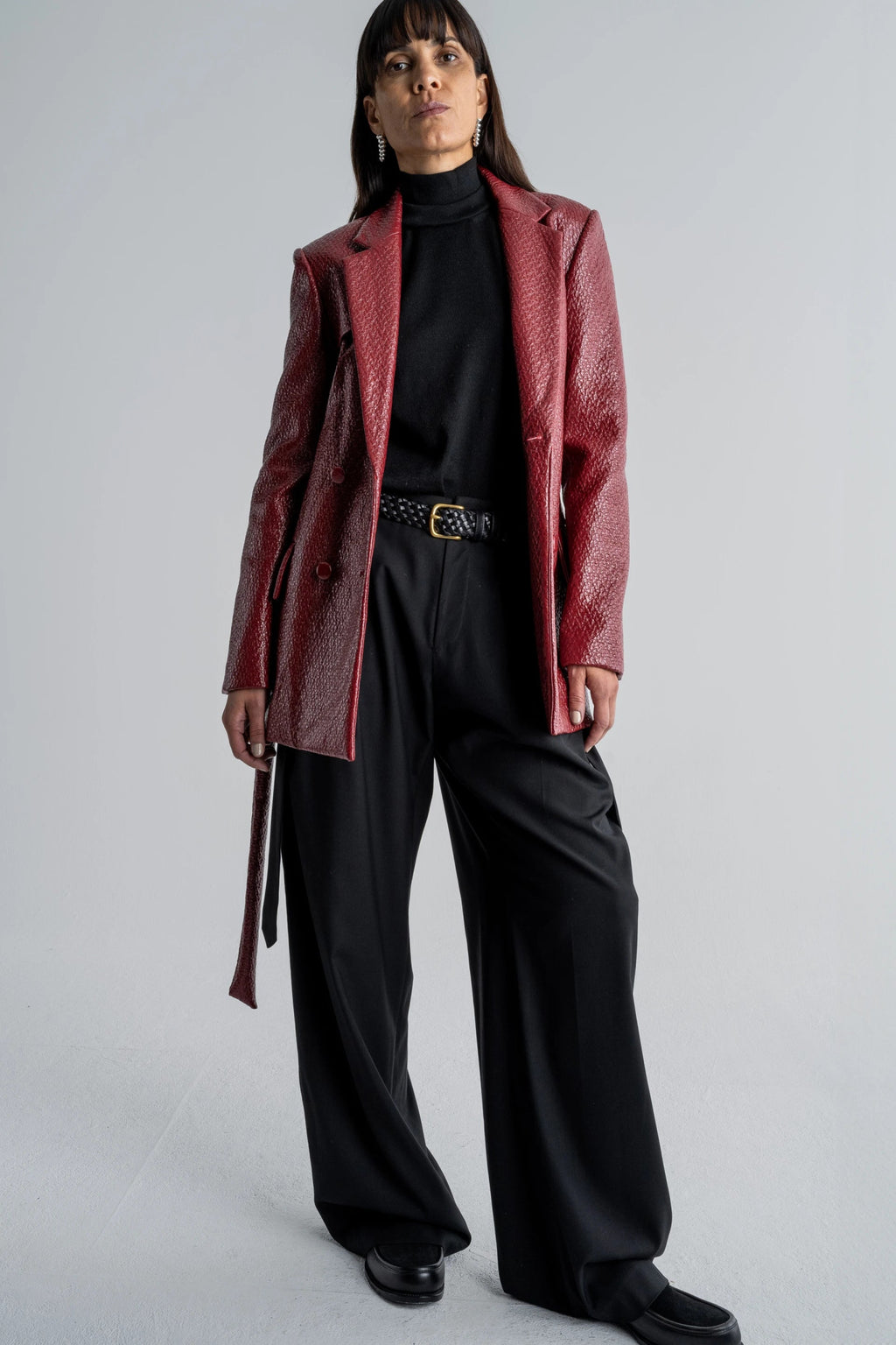 DOUBLE BREASTED BLAZER - WILLIAM FAN