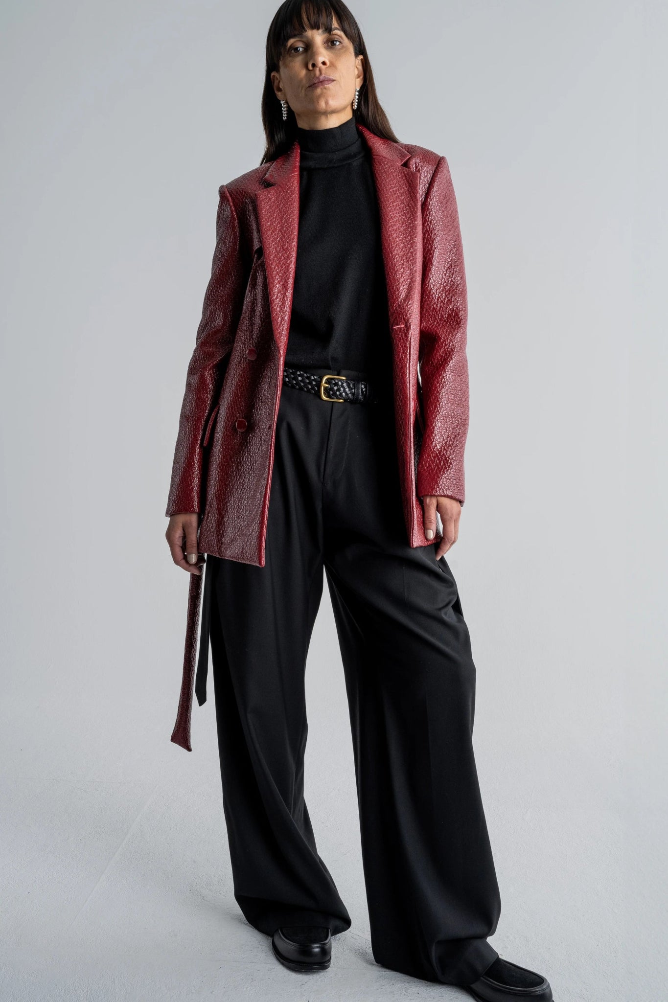 DOUBLE BREASTED BLAZER - WILLIAM FAN