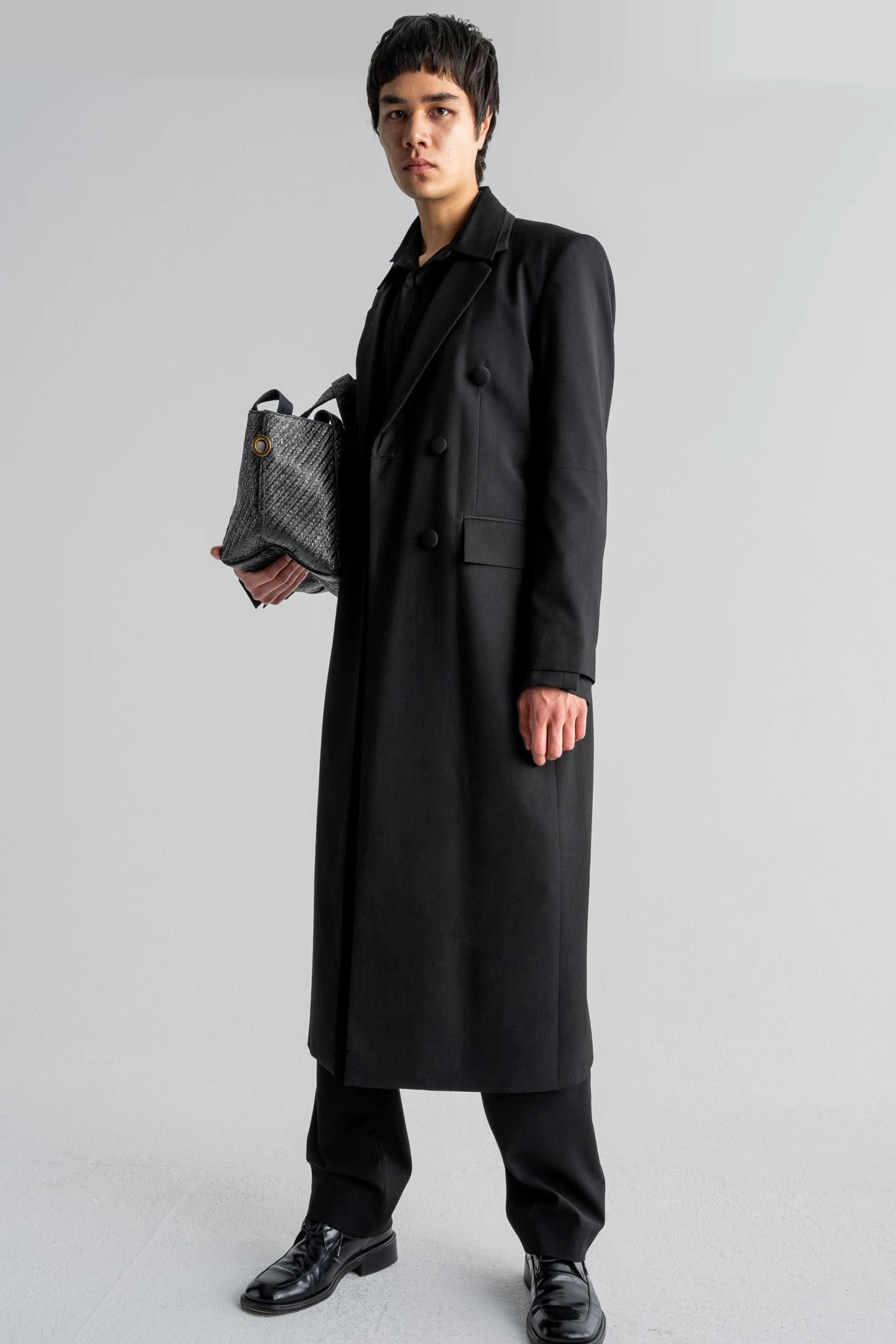 DOUBLE BREASTED COAT - WILLIAM FAN