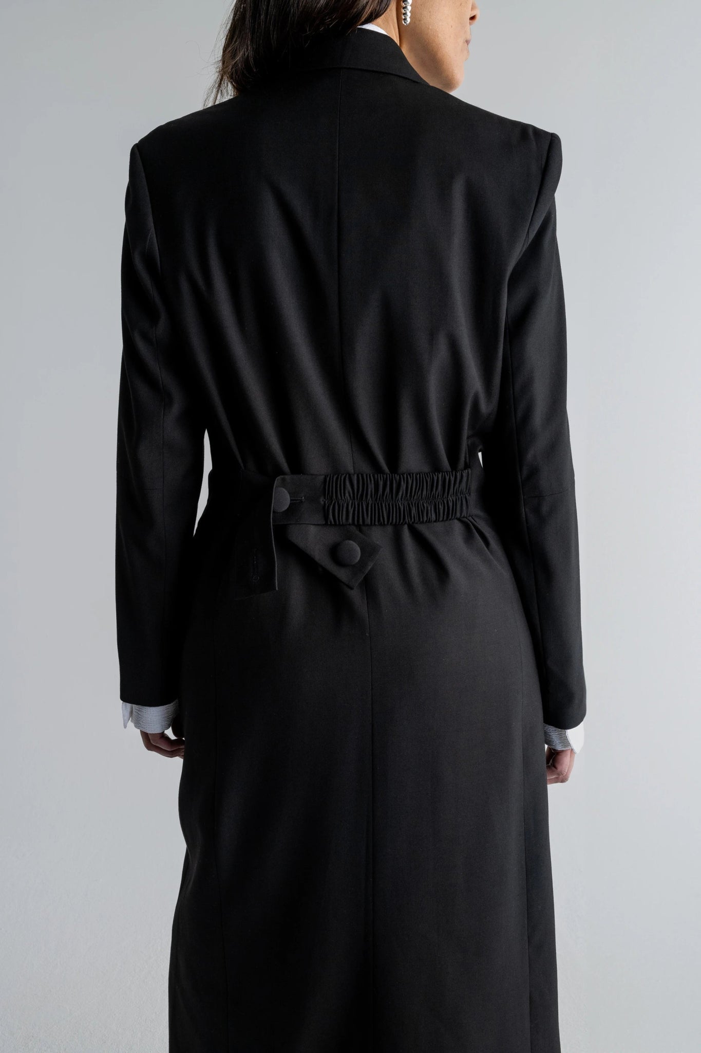 DOUBLE BREASTED COAT - WILLIAM FAN