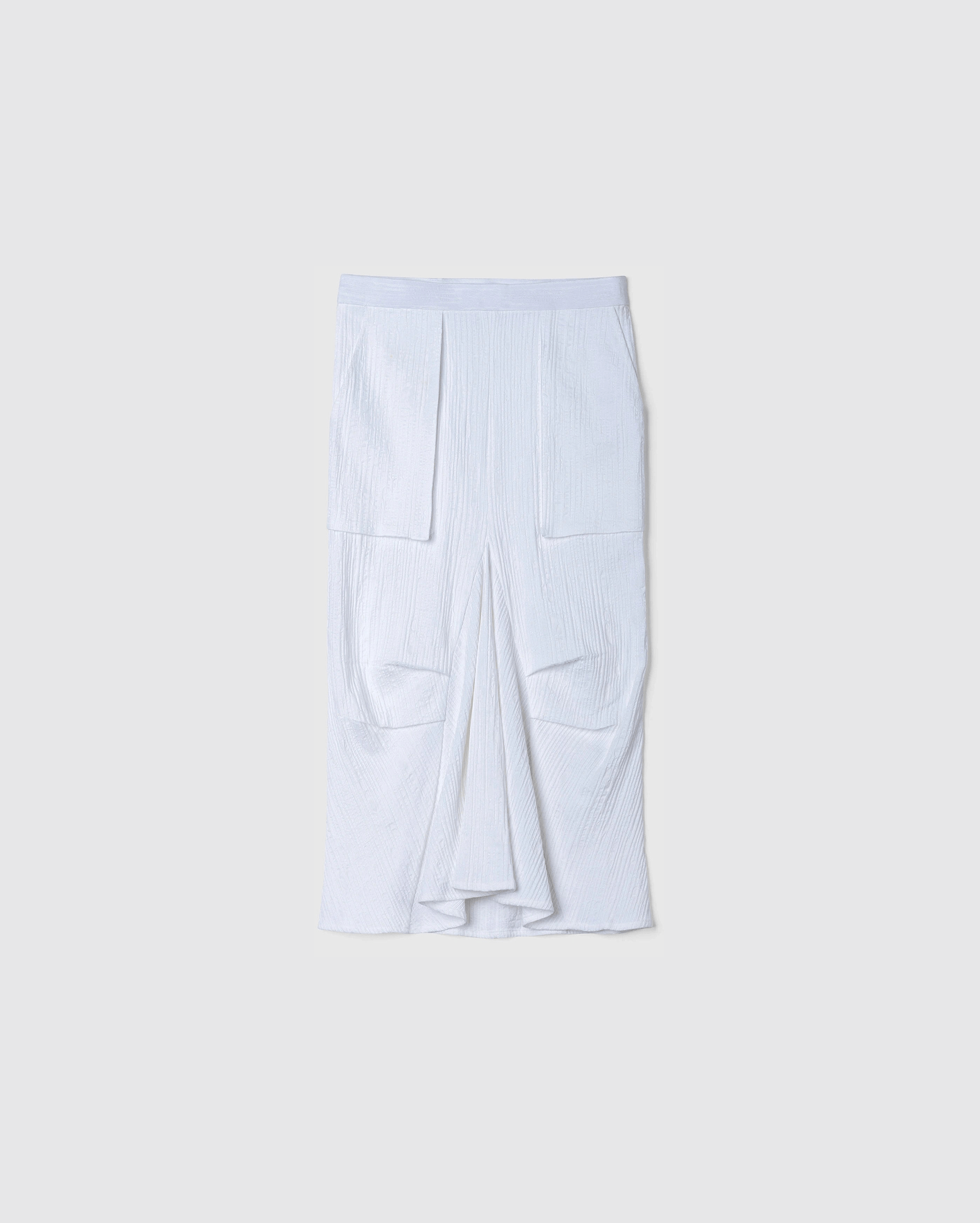 DRAPED MIDI SKIRT - WILLIAM FAN