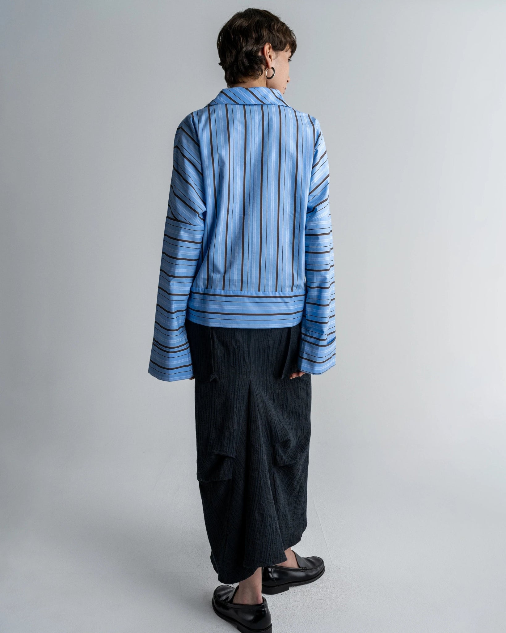 DRAPED MIDI SKIRT - WILLIAM FAN