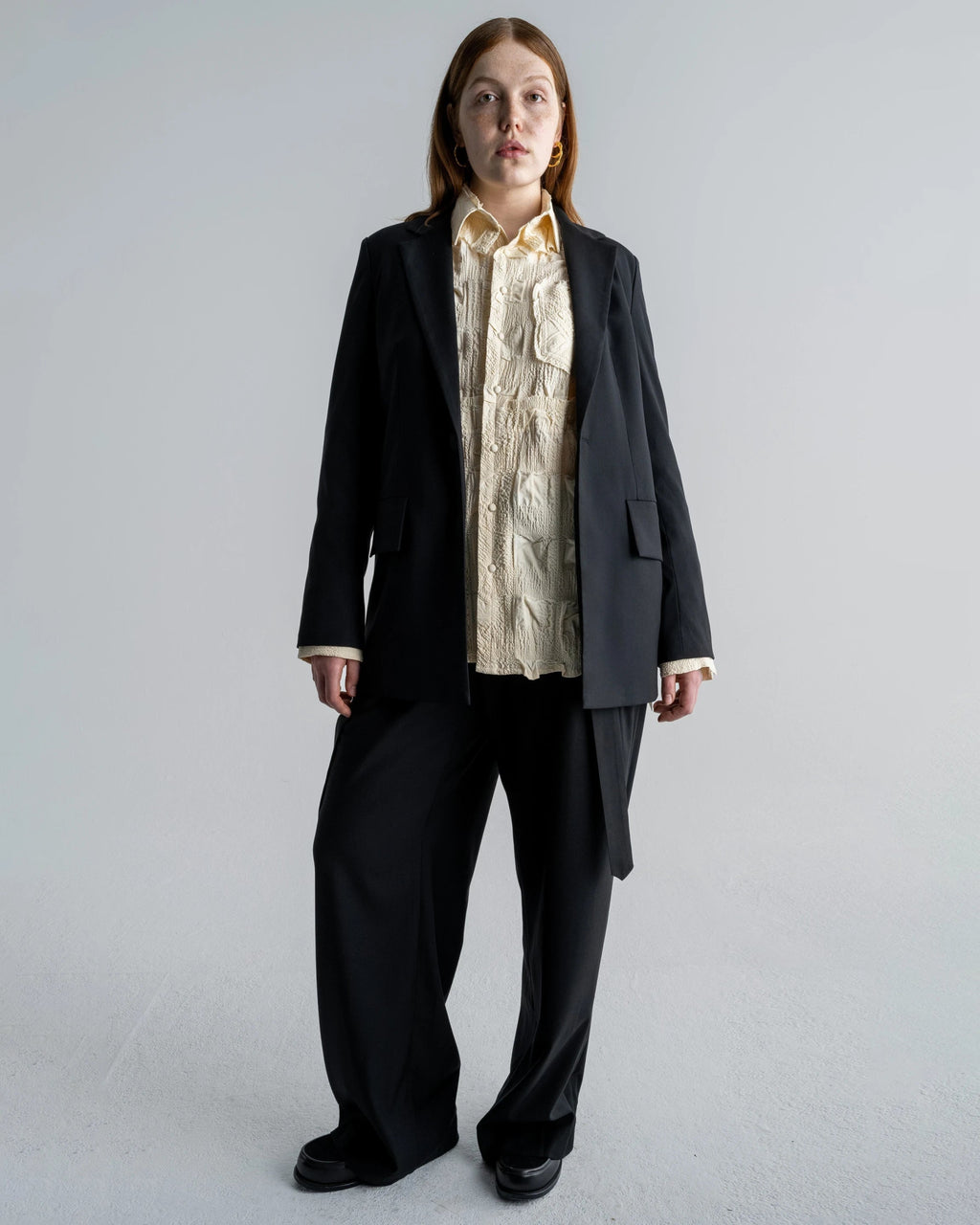 ONE BUTTON BLAZER - WILLIAM FAN