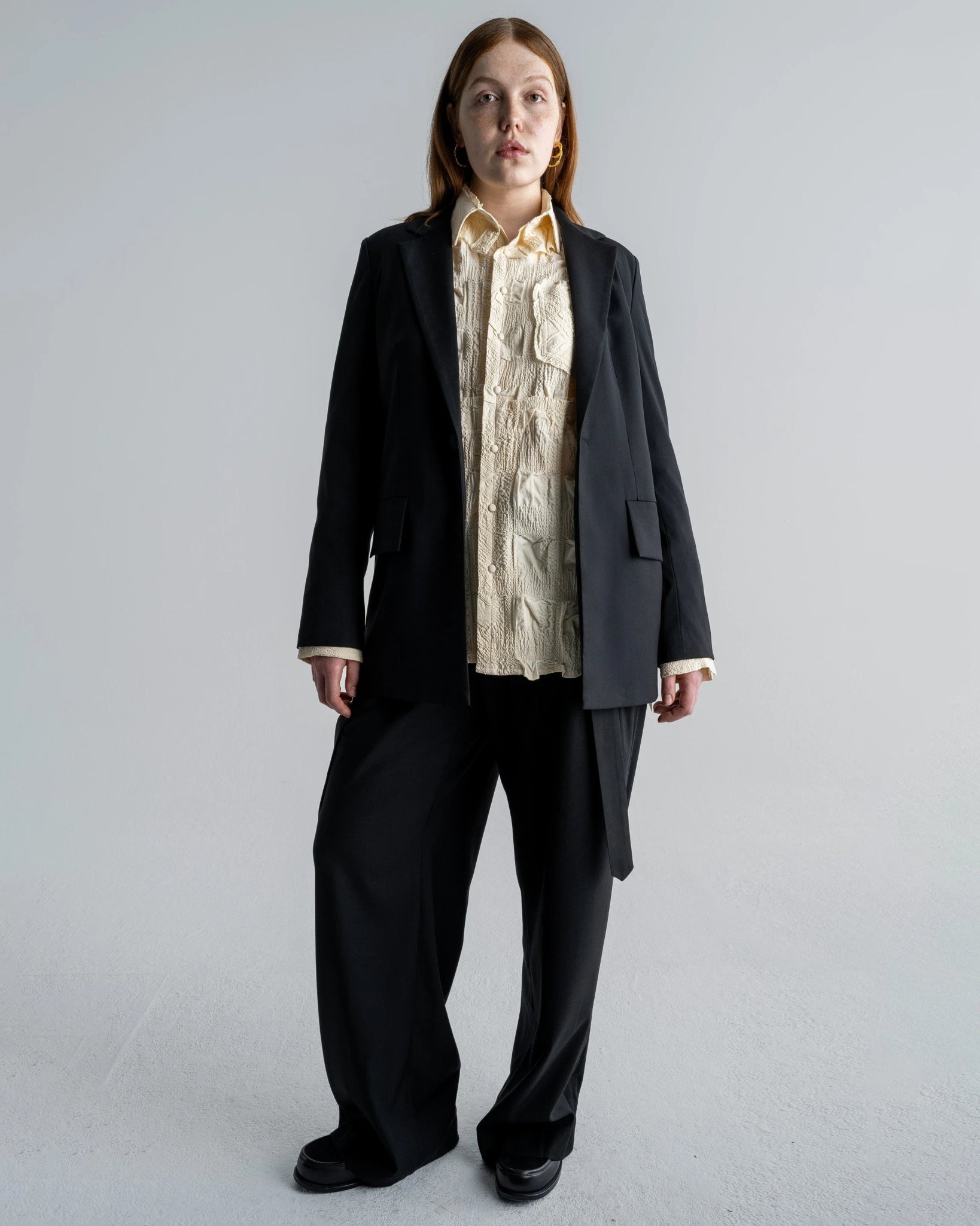 ONE BUTTON BLAZER - WILLIAM FAN