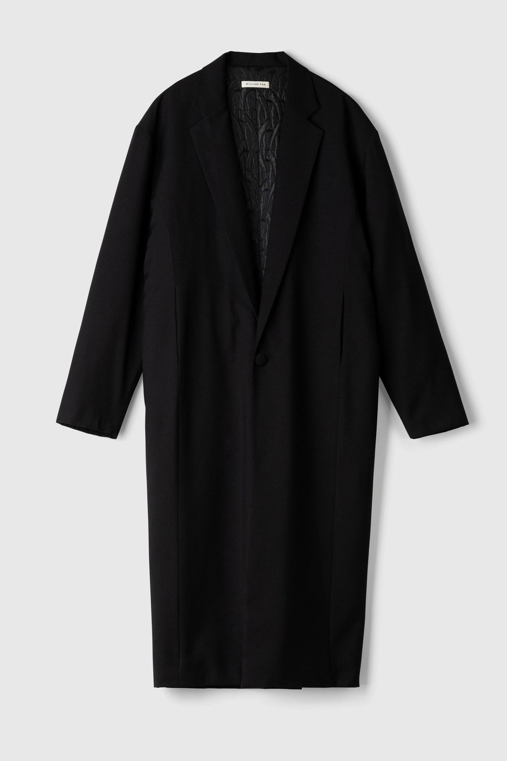 PADDED EGGSHAPE COAT - WILLIAM FAN