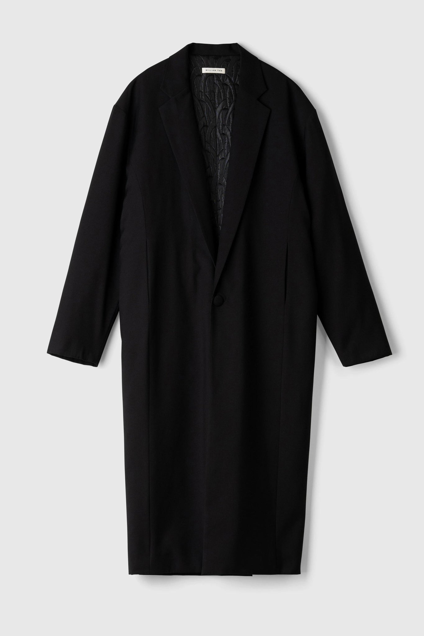 PADDED EGGSHAPE COAT - WILLIAM FAN