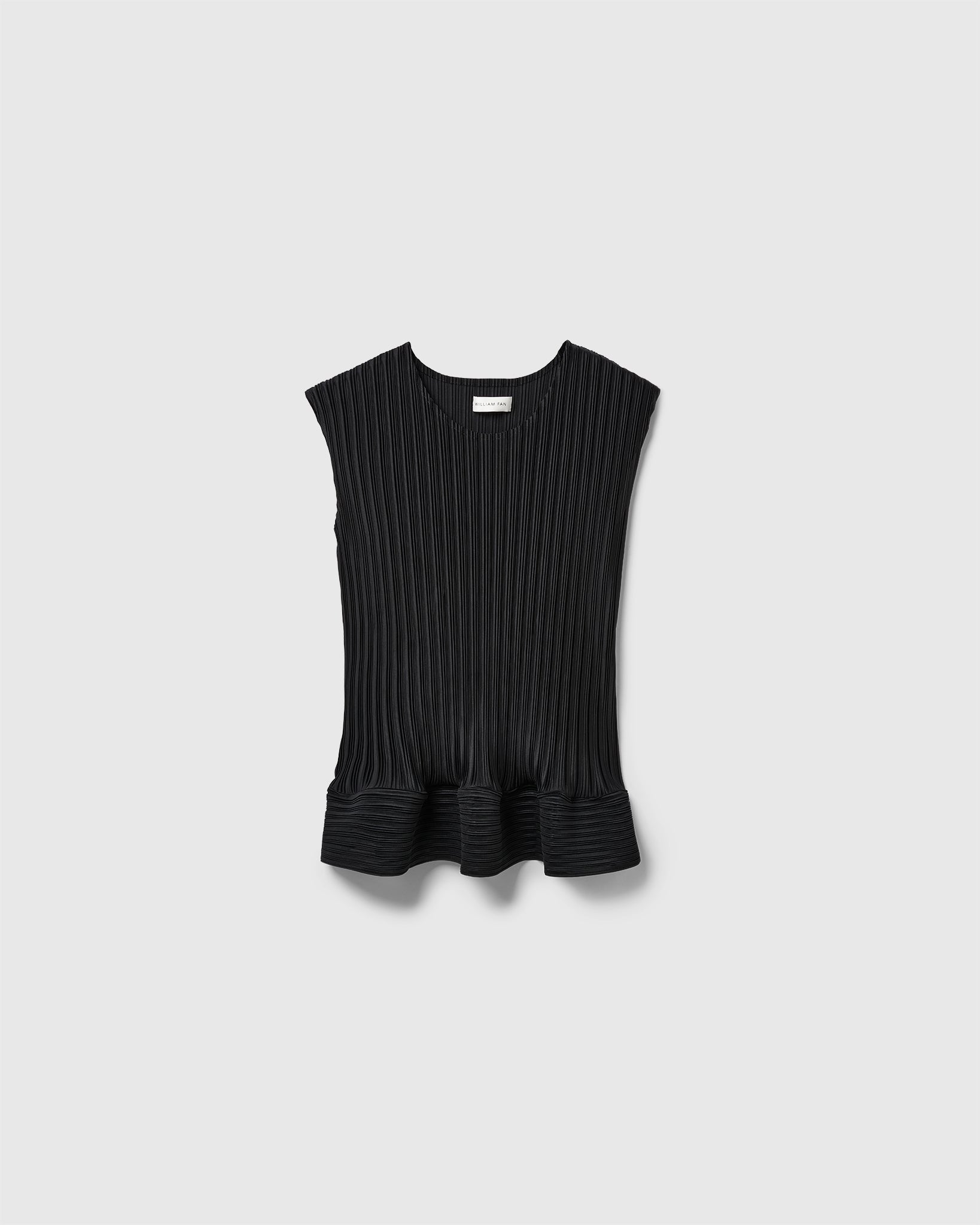 WAVE PLISSEE TOP - WILLIAM FAN