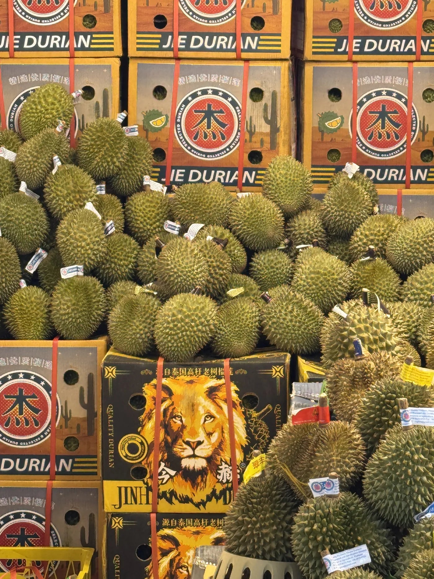 Market impressions — durians