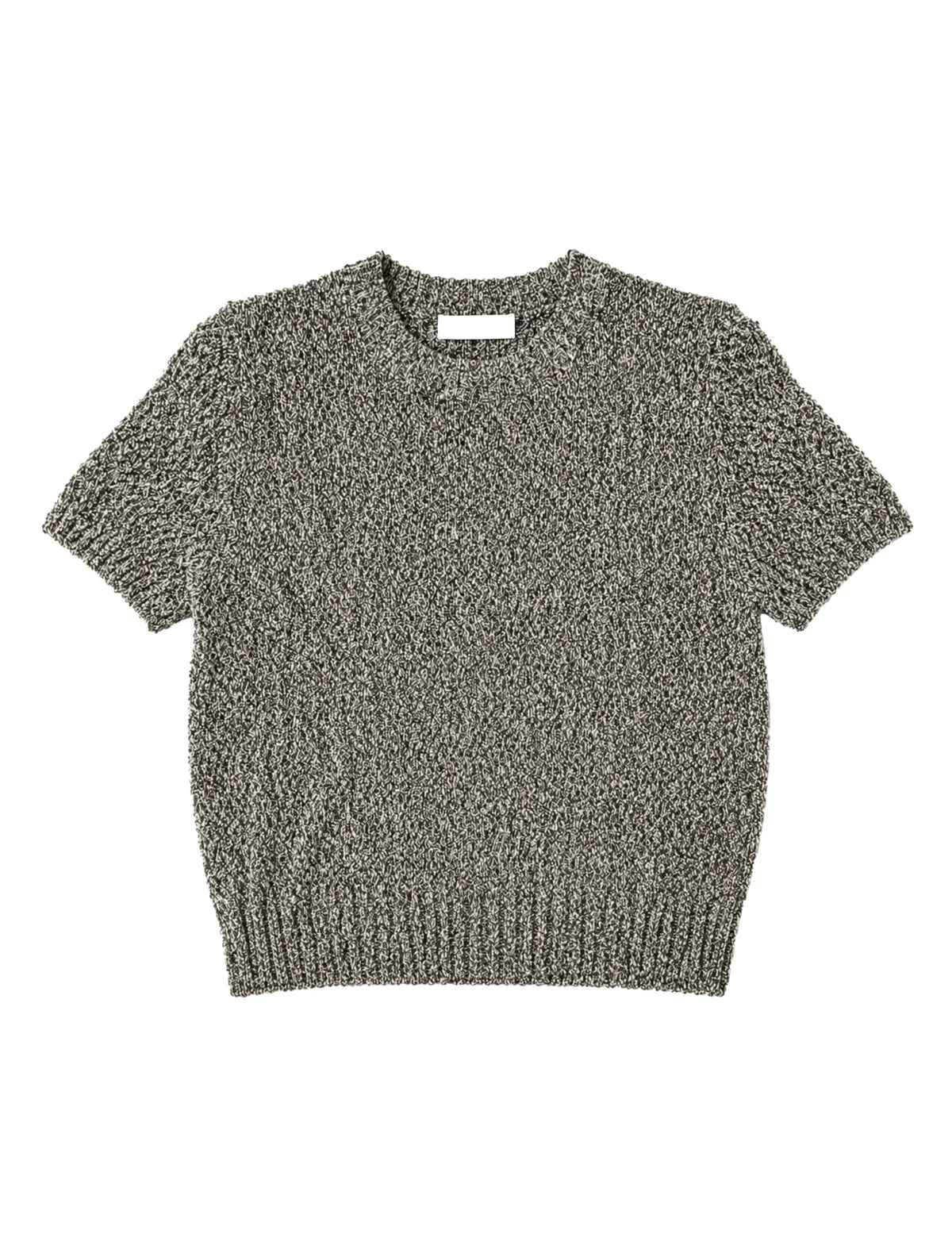 SS27 melange knit tee